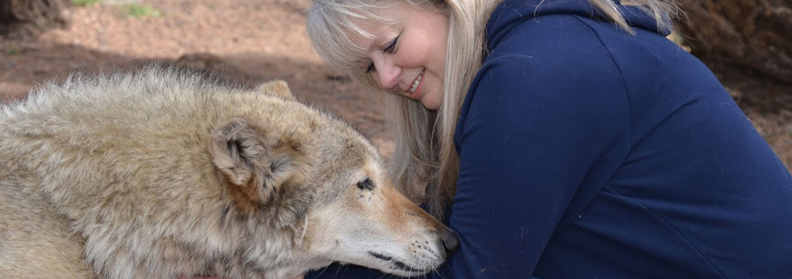 Woman And Wolf